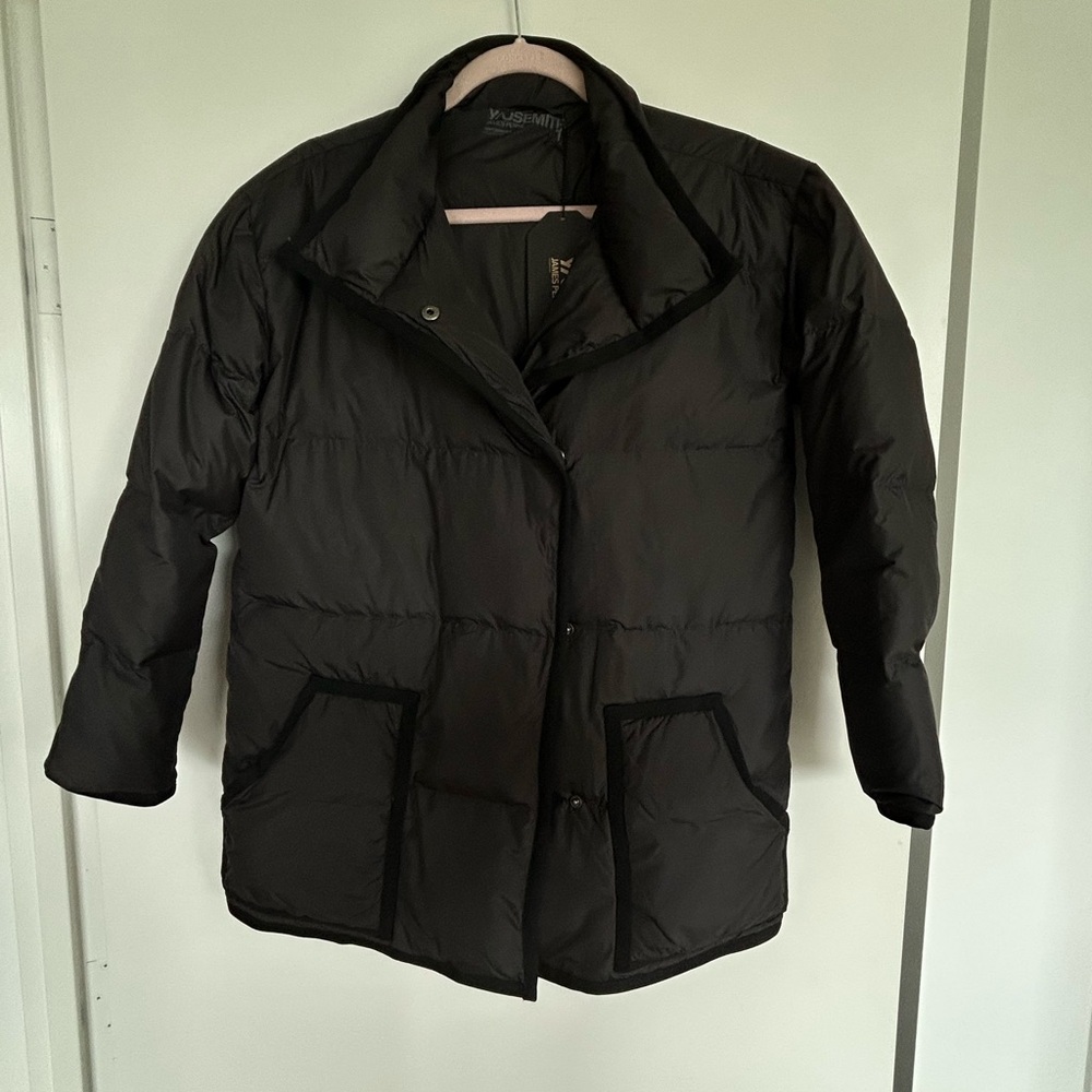 James Perse Black Puffer Jacket Quilted Design (new with tags)
